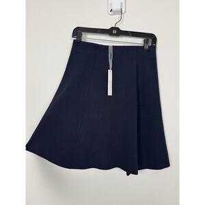 Biana Livia Skirt Womens Small Dark Navy Blue A Line Knit Stretch Pull On
